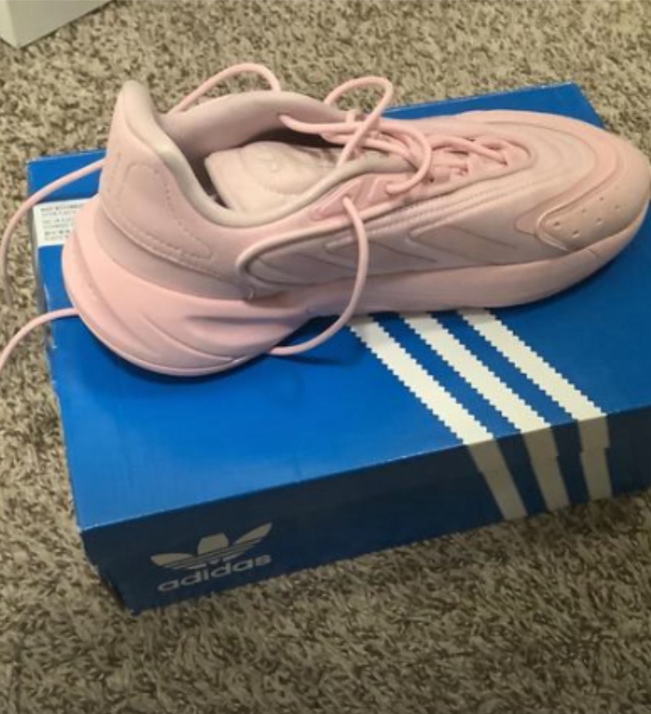 pink adidas size 7