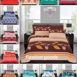6 Pieces Bedding Sheets Set 