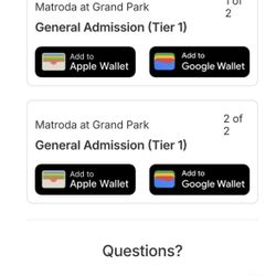 Matroda At Grand Park 