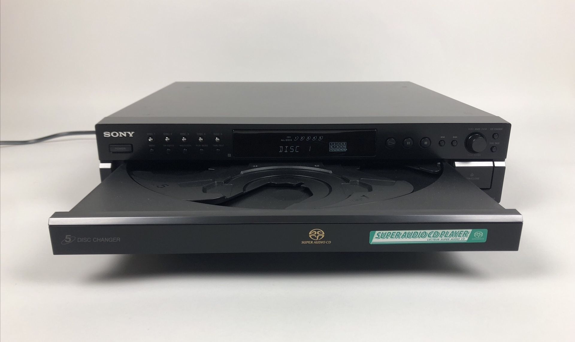 Sony SCDCE595 5 Disc Carousel Multi Channel Super Audio Player Changer
