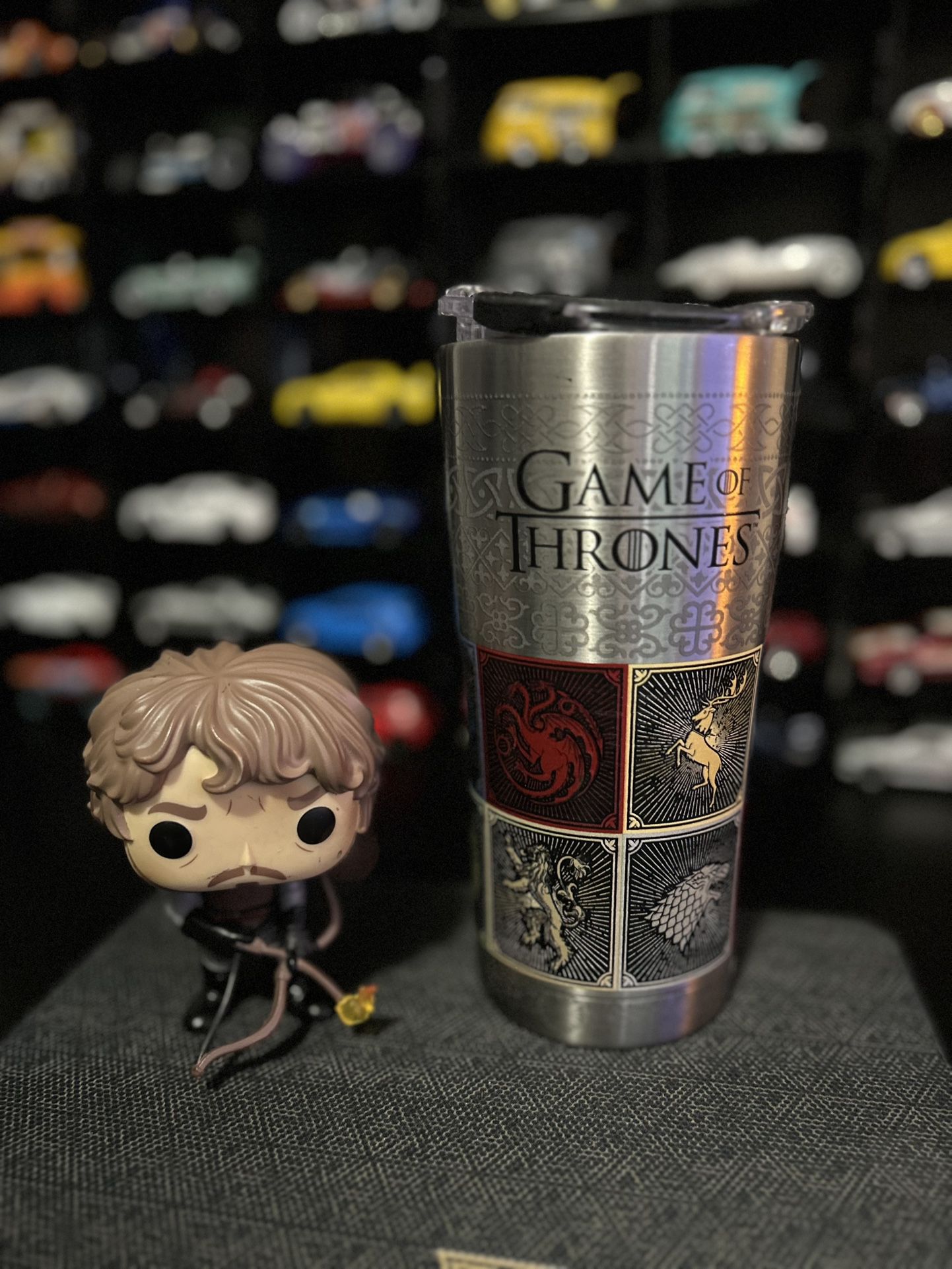 Game of Thrones Tumbler and Theon Funko