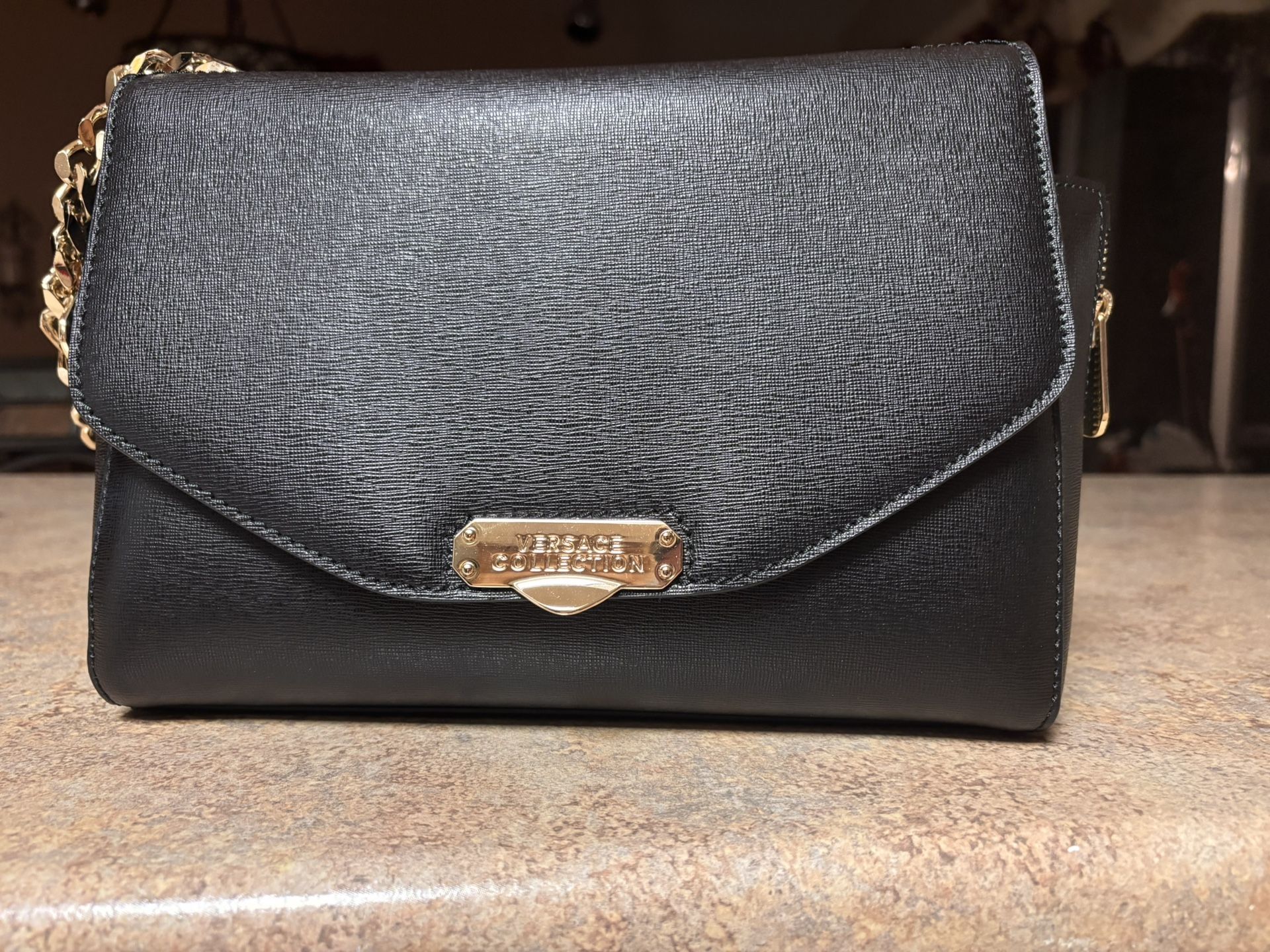 Never Used Versace Leather Purse