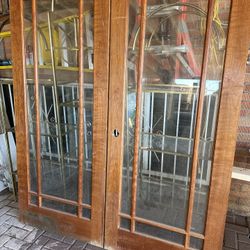 Double Glass Doors
