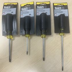 Klein tools Screwdrivers 4x LOT