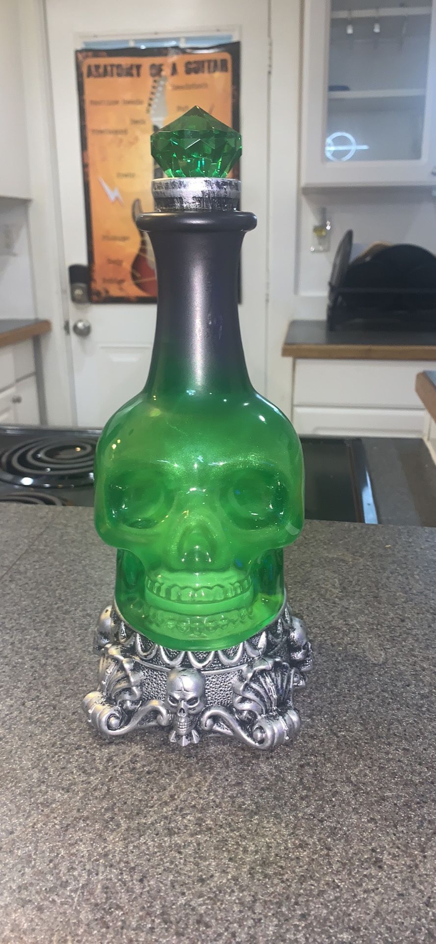 Spooky Village 11" LED Moving Potion Bottle – Light-Up Halloween Decor