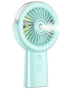 Misting Fan Portable Handheld Fan water Mist Fan Rechargeable.   (AC)