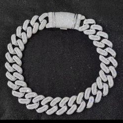 Cuban Link Iced Out CZ Vvs Simulate Stones