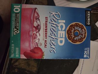Keurig Original Donut Shop Coffee Iced Refreshers Beverage Mix
