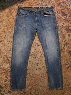 Massimo Dutti Men's Denim Jeans Size 36x32 Blue Casual Fit Read Description