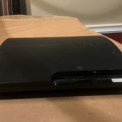 Sony Playstation 3 PS3 Slim CECH-3001A Console - Parts Only - Powers On 