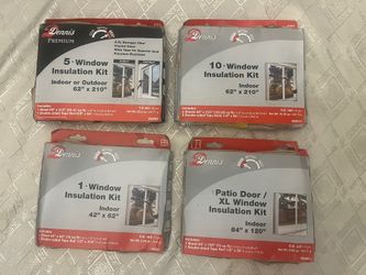 NEW, Assorted Window Insulation Kits