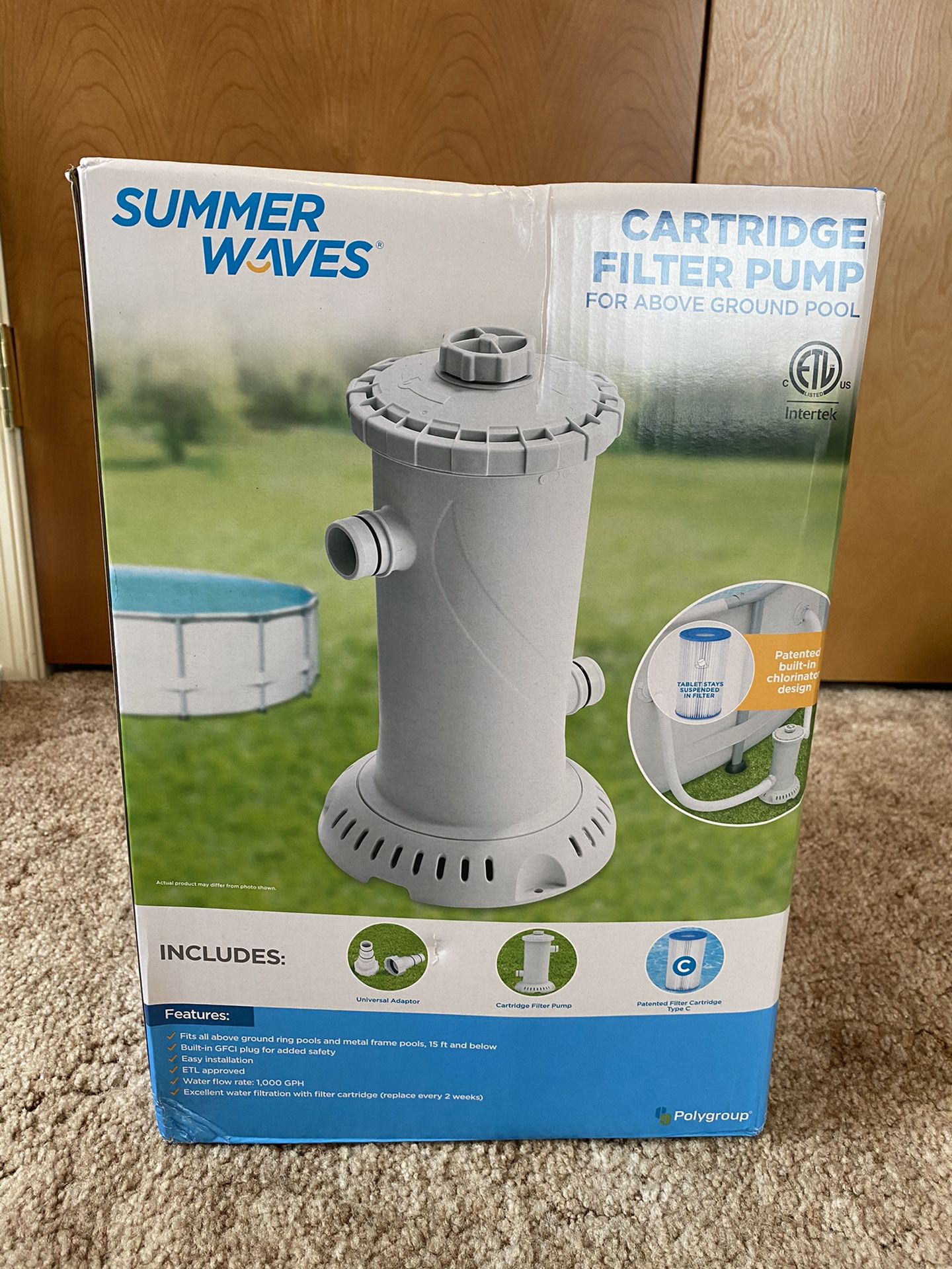 Cartridge Filter Pump For Above Ground Pool