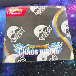 Pokémon Mega Evolution Chaos Rising Sealed Booster Display Box 36 Packs