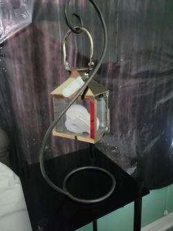 Glass and Metal Lantern
