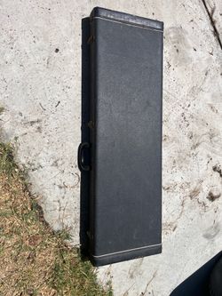 Vintage Guitar/Bass Hard Case – Black Tolex / Red Interior