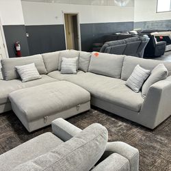 L-Shape sectional with storage
