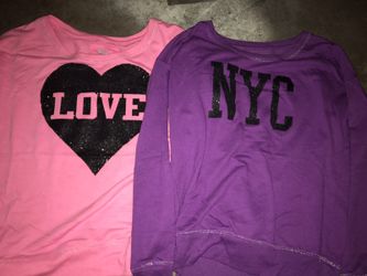 2 long sleeve shirts