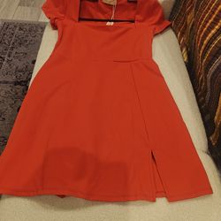 Size large red athletic/ tennis /golf dress