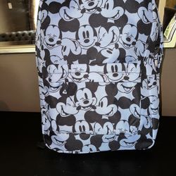 New Disney Store Mickey Mouse Expressions Backpack 2021 New Blue Black NWT