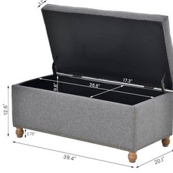 ottoman with storage new barely used negotiable 