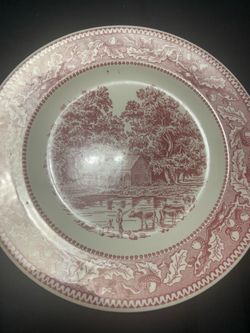 Memory lane dinner plate