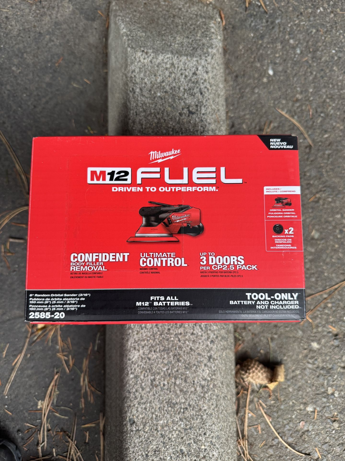 M12 FUEL 6” Orbital Sander