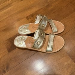 Woman’s Palm Beach Leather Sandals Shipping Avaialbe 