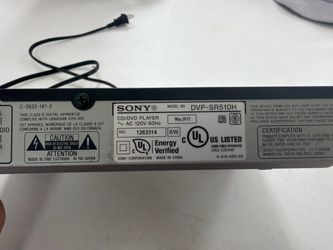 Sony DVP-SR510H CD/DVD Player (No Remote)