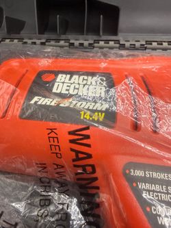 B&D battery operated reciprocating saw.