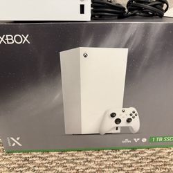 X Box Series x  White All Digital 1tb 4k 1080fps 
