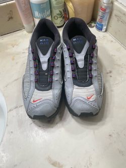 Nike Air Max Tailwind 4 Grey Blue Orange (GS) Size 7