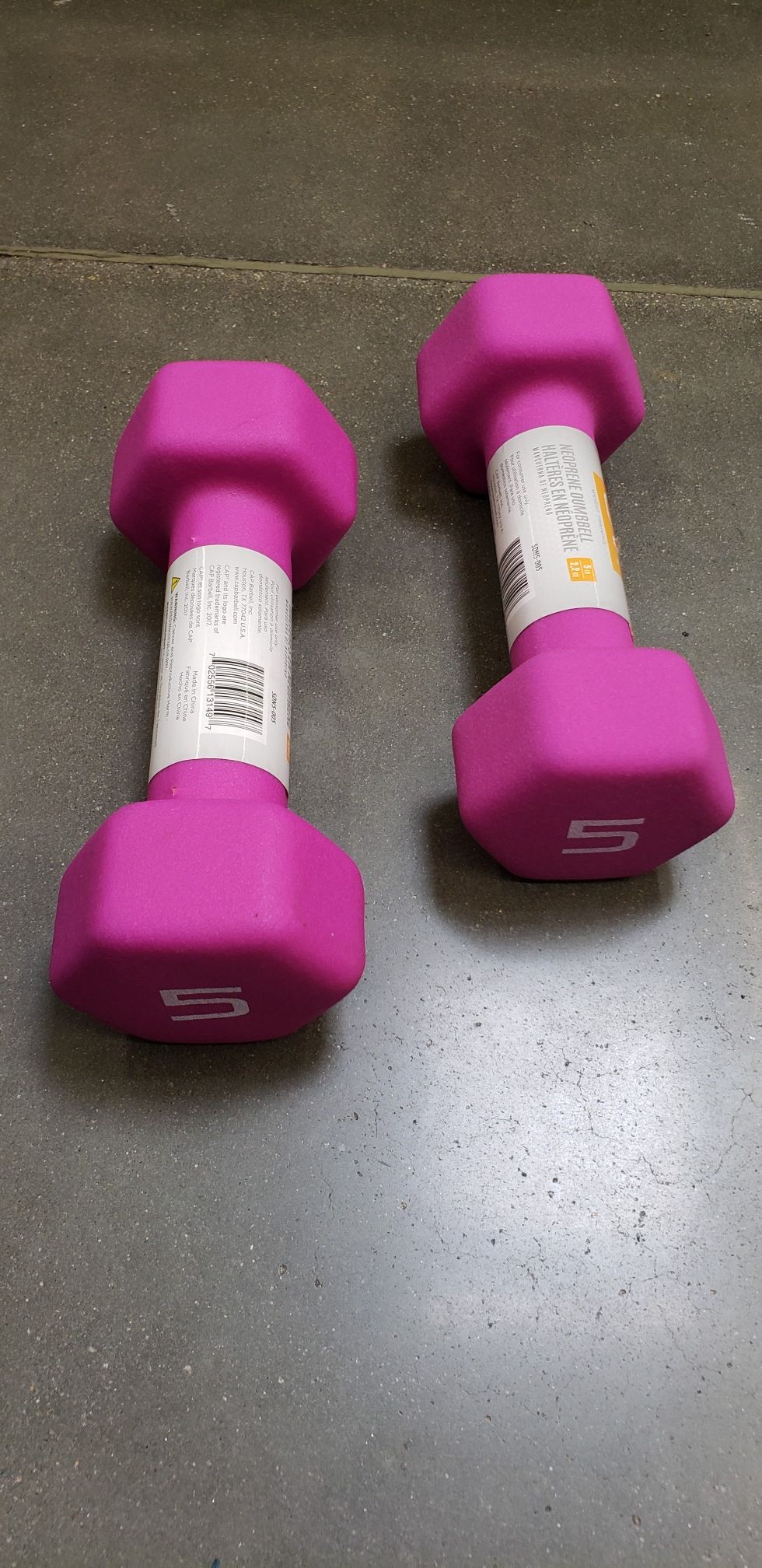 5lbs Pounds Dumbbells Hand Weights