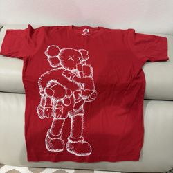 Kaws Uniqlo T Shirt Red 