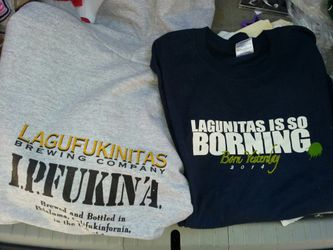 Lagunitas Brewing Co. Sweater & T shirt gift pack