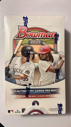 2025 Bowman Baseball Jumbo Hobby box