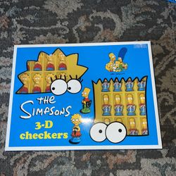 The Simpsons Checkers Set
