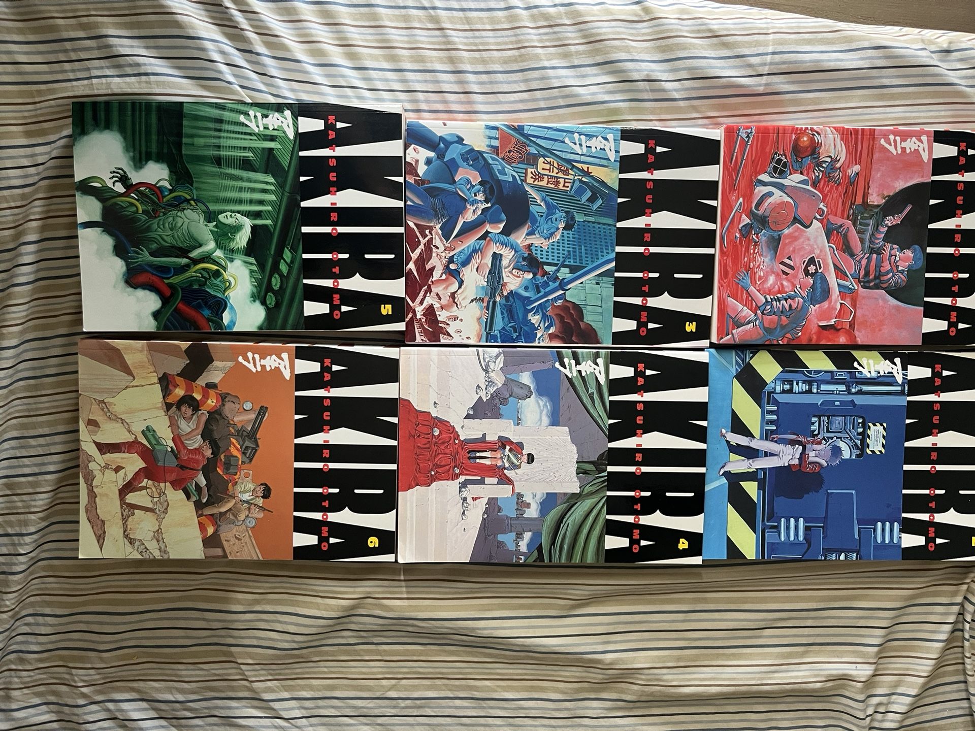 AKIRA COMPLETE MANGA SERIES VOLUMES 1-6 ENGLISH KODANSHA