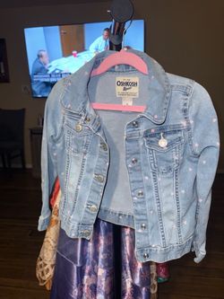 OshKosh B'gosh Girls Denim Jacket Size 5T