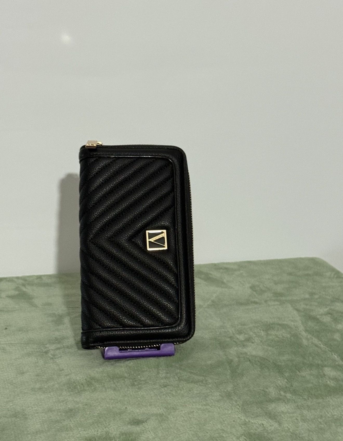 Victoria Secret Black Leather Wallet