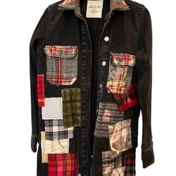 Custom Made Denim Trench Coat