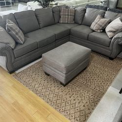 Brand New | Sectional Steel | 3 Pc Sof a  and Lovesea t | 