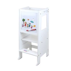 Kitchen Step Stool For Kids With White Board