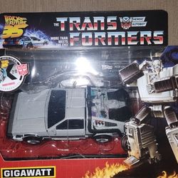 Transformers Back To The Future DeLorean Gigawatt Prime 