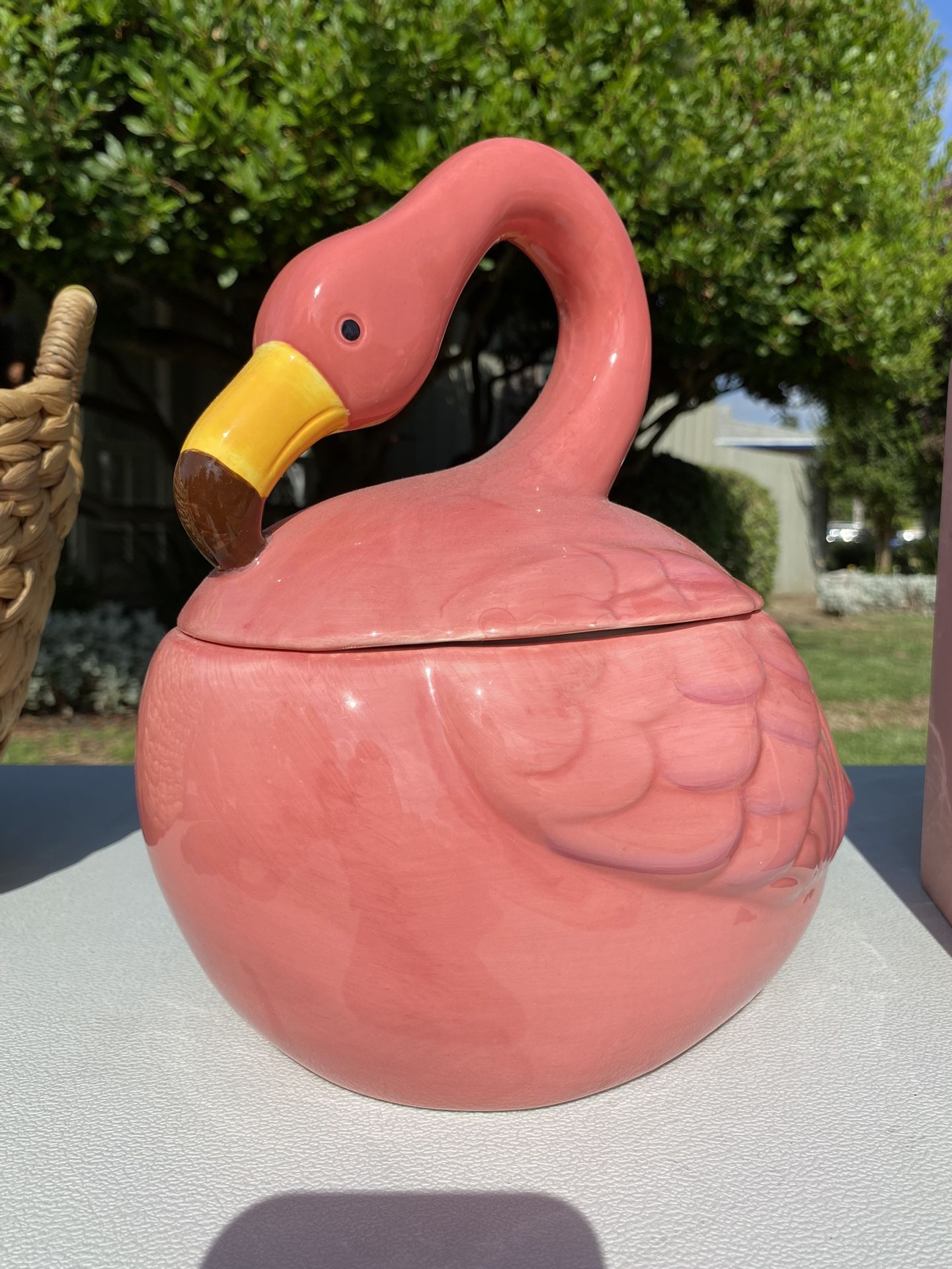 🦢 🦩 Flamingo Ceramic Pot World Market