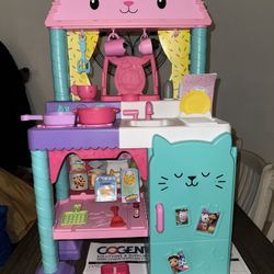 Gabby's Dollhouse Cakey Kitchen Playset, Dollhouse, Doll, Van And Skate