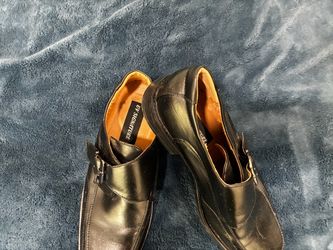 DV Signature Black Leather Dress Shoes