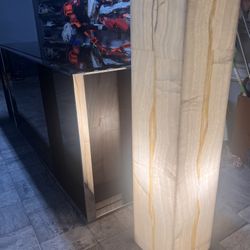 Onyx Floor Lamp 43” Tall 10”x10” 
