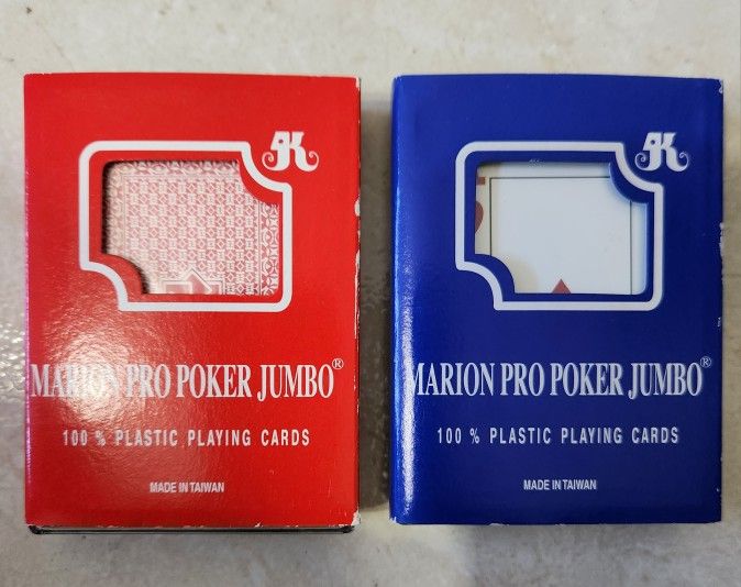 Marion Plastic Poker Playing Cards