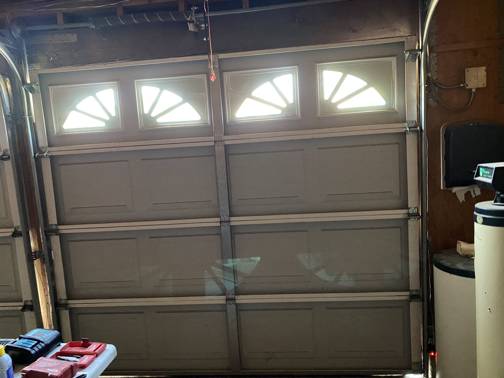 Sectional garage doors