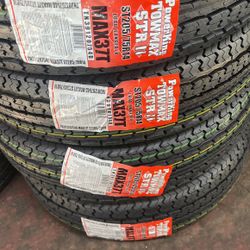 ST 205/75/14 Trailer Tires 8ply